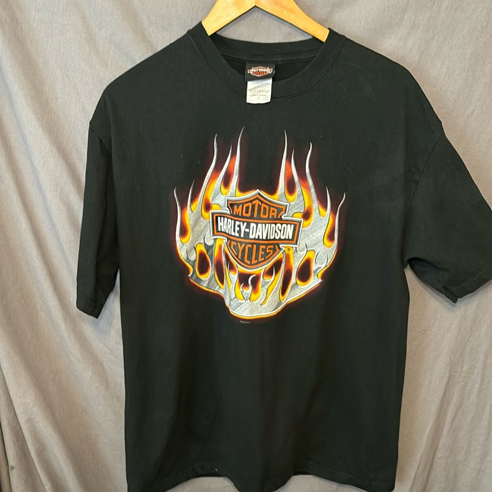 Harley Davidson Double sided graphic t-shirt large